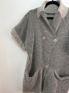 Italian Women's Wool Chunky Knit Button Cardigan Coat Oversized — photo 7 of 9