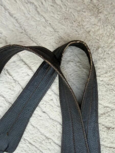 Vintage 90s Furla Y2K Brown Pebbled Leather Slouchy Hobo Shoulder Bag O-Ring — photo 13 of 15