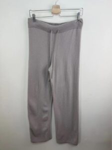 H&M Luxury Loungewear Pure Cashmere Drawstring Knit Trousers Wide Leg M — photo 3 of 10