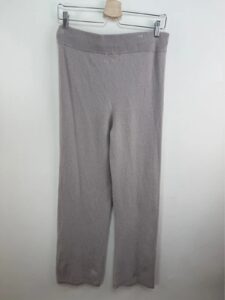 H&M Luxury Loungewear Pure Cashmere Drawstring Knit Trousers Wide Leg M — photo 4 of 10