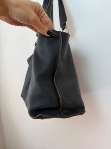 Vintage 90s Furla Y2K Brown Pebbled Leather Slouchy Hobo Shoulder Bag O-Ring — photo 15 of 15