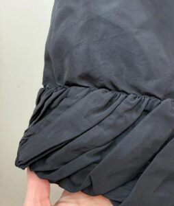 Zara Black Mini Chiffon Dress Ruffle Minimal Party Dark feminine balletcore uk8 romantic goth — photo 8 of 11