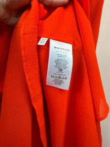 BNWT Flame Red Whistles Simone Flippy Dress 14 A-Line Midi wedding party city — photo 9 of 14
