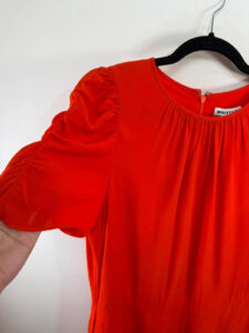 BNWT Flame Red Whistles Simone Flippy Dress 14 A-Line Midi wedding party city — photo 11 of 14