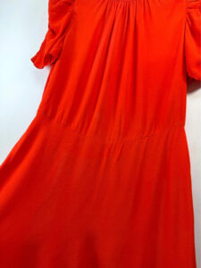 BNWT Flame Red Whistles Simone Flippy Dress 14 A-Line Midi wedding party city — photo 12 of 14