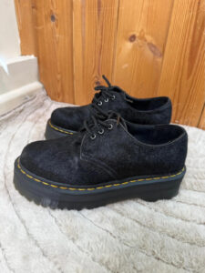 Dr. Martens chunky 1461 Quad hair-on black platform pony hair shoes uk5/ eu38 — photo 7 of 15
