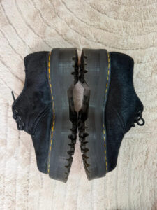 Dr. Martens chunky 1461 Quad hair-on black platform pony hair shoes uk5/ eu38 — photo 12 of 15
