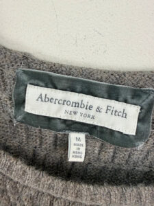 Label on a Abercrombie & Fitch piece, UK 10, Y2K