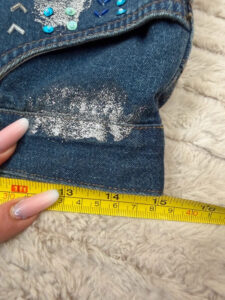 Zoe Women's Low Rise Embellished Denim Mini Skirt — photo 12 of 13