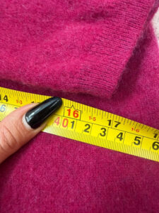 John Lewis Women's pure 100% Cashmere Fuchsia Crew Neck Jumper Sweater — photo 9 of 10