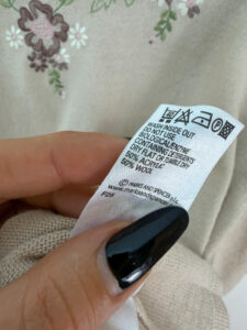 M&S Women's Beige Wool Floral Embroidered Knit Short Sleeve Top — photo 8 of 8
