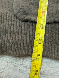 Zara Women's 100% cashmere brown chunky V-neck button cardigan — photo 9 of 9