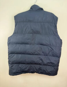John Lewis Men's Navy Down Feather Puffer Gilet Vest Size L Y2K Utility Gorpcore Casual — photo 4 of 10