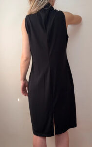 Wallis Women's Black High Neck Sleeveless Midi Pencil Fitted Dress — photo 3 of 8