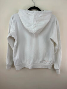 John Richmond womens white embroidered gothic rose gold logo hoodie — photo 12 of 15
