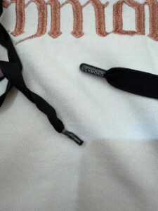 John Richmond womens white embroidered gothic rose gold logo hoodie — photo 14 of 15