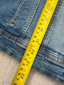 Mango Denim womens Y2K fitted blue button trucker jacket — photo 12 of 13