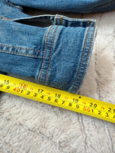Mango Denim womens Y2K fitted blue button trucker jacket — photo 13 of 13