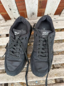 Replay Black Logo Platform Chunky Low-top Sneakers — photo 9 of 12