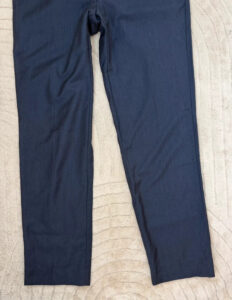 M&S Alfred Brown Savile Row mens pure 100% wool navy tailored trousers — photo 8 of 14