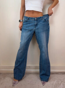 Maurices Women's Low Rise 9.5” Bootcut Flare Studded Jeans — photo 3 of 14