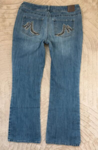 Maurices Women's Low Rise 9.5” Bootcut Flare Studded Jeans — photo 4 of 14