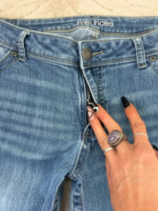 Maurices Women's Low Rise 9.5” Bootcut Flare Studded Jeans — photo 14 of 14