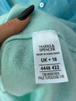 M&S Women's 100% cashmere fitted henley knit tee — photo 5 of 13