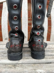Replay Women's Black Runner Fitted Leather Knee High Biker Boots — photo 9 of 15