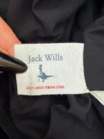 Jack Wills black velvet sheer embroidered floral collar mini fitted dress — photo 10 of 10