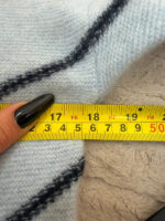 Pure Collection Women's 100% Cashmere Chevron V Neck cropped Jumper — photo 8 of 10
