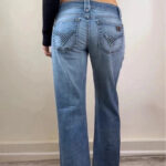Joe’s Jeans Womens low rise 7.5” bootcut flare jeans W27 L30 UK 10 embroidered