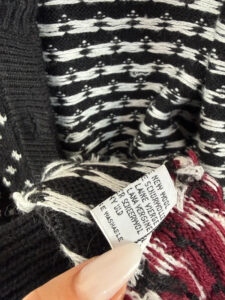 Anna Pure 100% New Wool Floral Embroidered Fair Isle Button Cardigan — photo 6 of 10