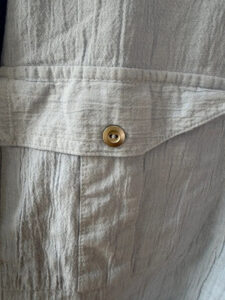 St Michael Vintage 90s Pastel Blue Cotton Oversized Button Shirt — photo 5 of 8