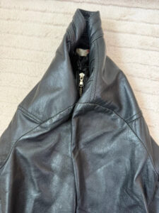 Kookai Women's Black Leather Fitted Corset Jacket — photo 11 of 15