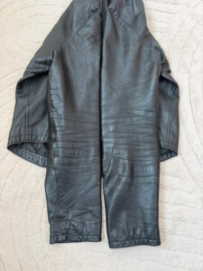 Kookai Women's Black Leather Fitted Corset Jacket — photo 14 of 15