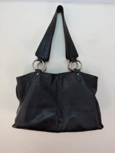 Vintage 90s Furla Y2K Brown Pebbled Leather Slouchy Hobo Shoulder Bag O-Ring — photo 3 of 15