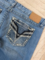 Amethyst Women's Flare low 8”rise blue jeans — photo 11 of 15