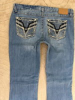 Amethyst Women's Flare low 8”rise blue jeans — photo 14 of 15