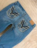 Amethyst Women's Flare low 8”rise blue jeans — photo 5 of 15