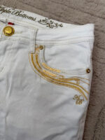 Apple Bottoms Women's Low 7.5”Rise White Denim Shorts — photo 10 of 15