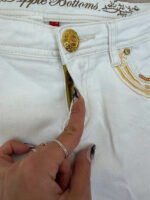 Apple Bottoms Women's Low 7.5”Rise White Denim Shorts — photo 12 of 15