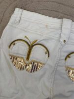 Apple Bottoms Women's Low 7.5”Rise White Denim Shorts — photo 13 of 15