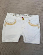 Apple Bottoms Women's Low 7.5”Rise White Denim Shorts — photo 4 of 15