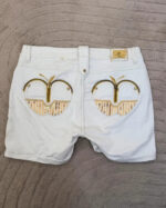 Apple Bottoms Women's Low 7.5”Rise White Denim Shorts — photo 5 of 15