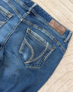 Arya Women's Bootcut Flare low 8”rise blue jeans — photo 12 of 15
