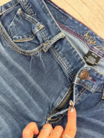 Arya Women's Bootcut Flare low 8”rise blue jeans — photo 9 of 15