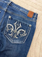 C&A Women's Bootcut Flare Mid-High 10”rise blue jeans W33L31 — photo 5 of 15
