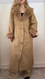 Chantal Rosner Women's Y2K Penny Lane Afghan Fur Long Coat