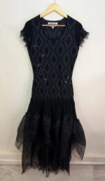 Clements Ribeiro Custom 100% Merino Knit Maxi Fitted Dress — photo 6 of 15
